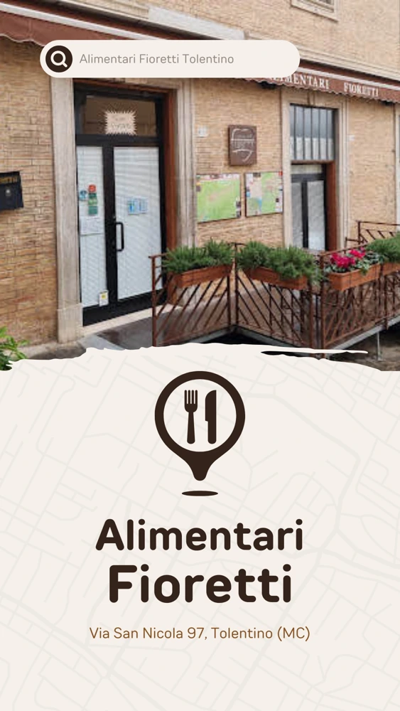 alimentari fioretti tolentino locator