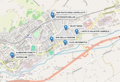 Cartina tolentino icona